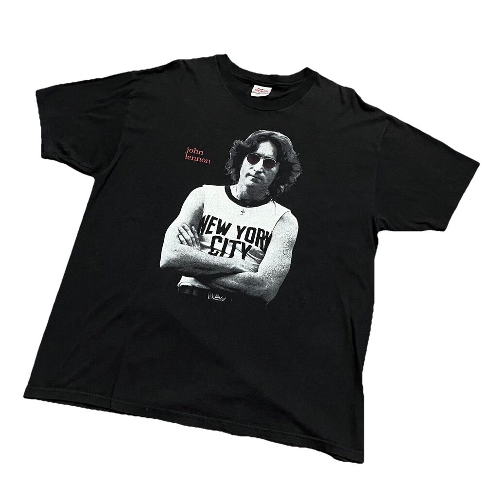 John Lennon 90s New York City T Shirt XL Rare